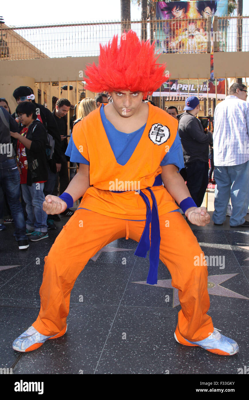 Premiere Of 'Dragon Ball Z: Resurrection 'F' - Arrivals  Where: Los Angeles, California, United States When: 11 Apr 2015 Stock Photo