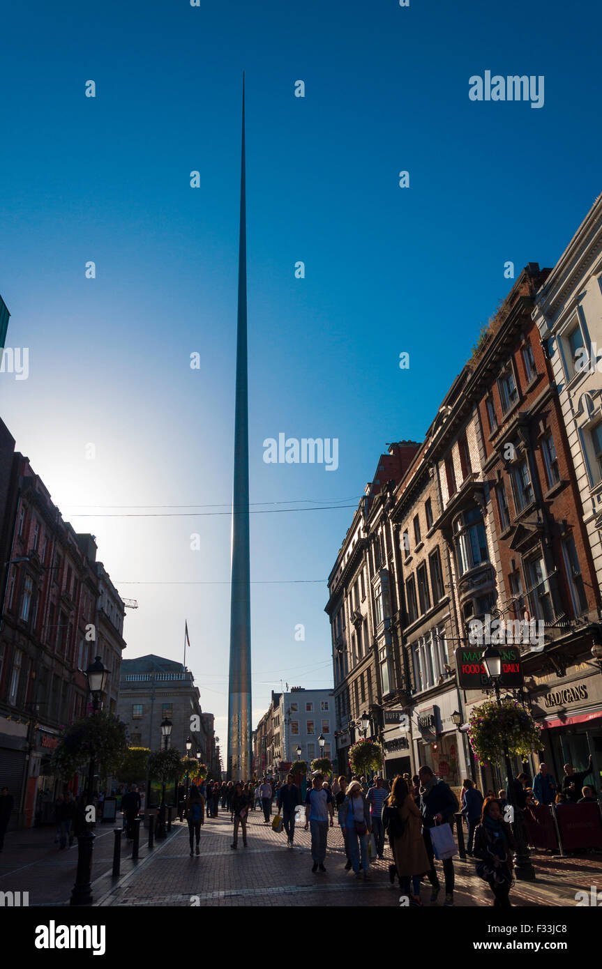 Spire needle dublin oconnell street hires stock photography and images