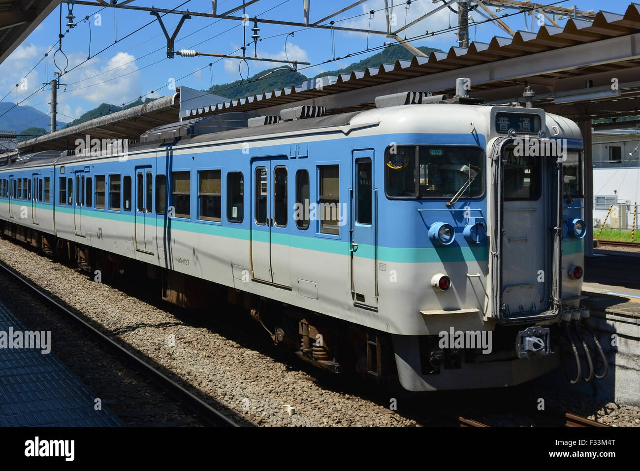 Japanese commuter train Stock Photo Alamy