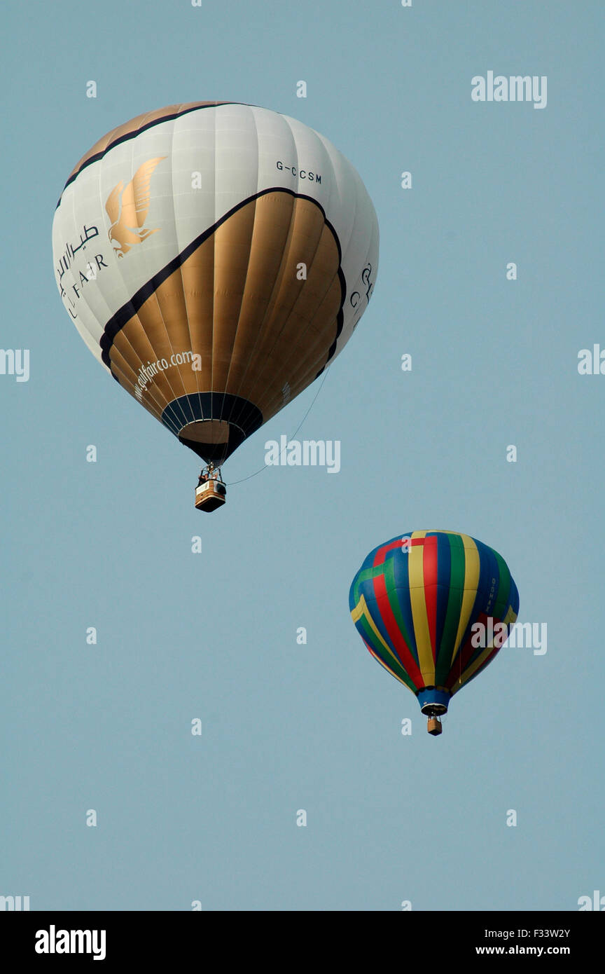 Heissluftballons/ hot air balloon. Stock Photo