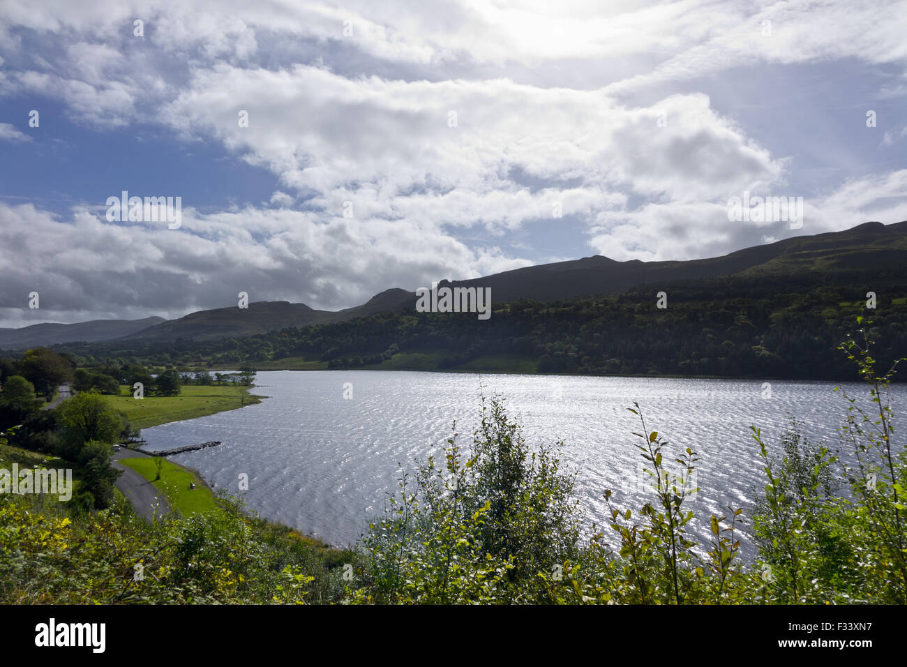 Dartry Mountain Glencar Lough Stock Photo Alamy
