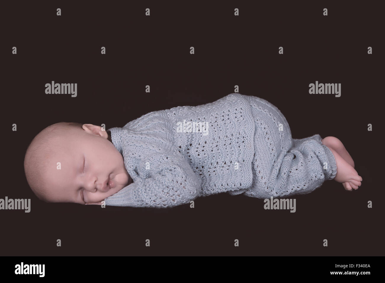 Newborn sleeping Stock Photo Alamy