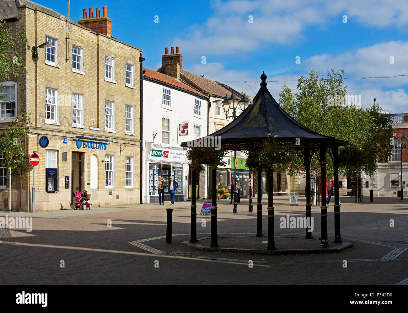 Market Square in Brigg, North Lincolnshire, England UK Stock Photo Alamy