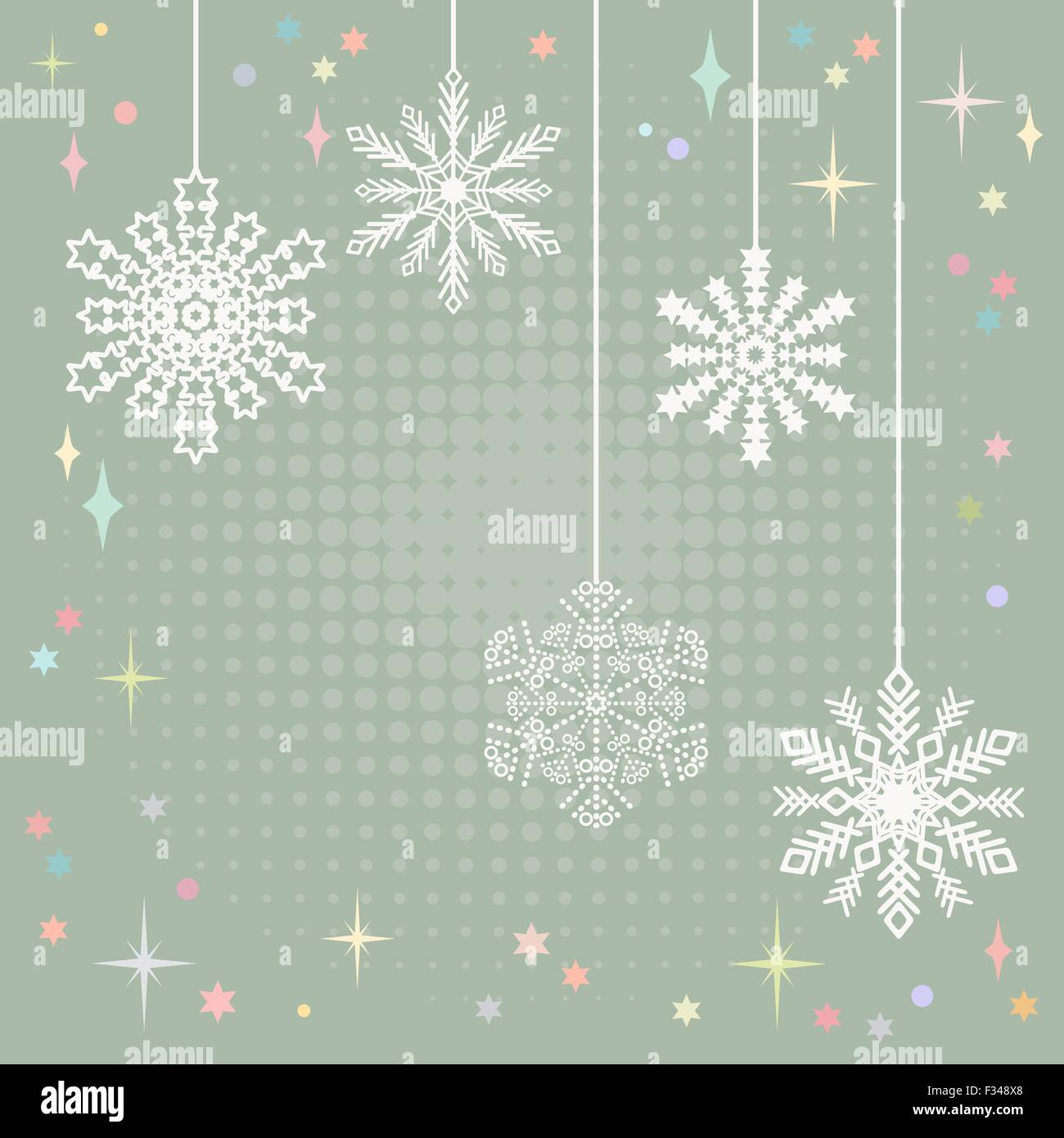Vector snowflakes background Stock Vector Image & Art - Alamy