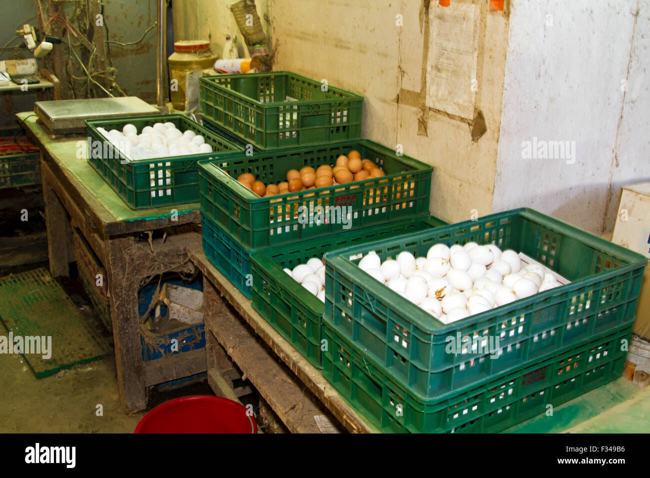 many eggs in basket Stock Photo Alamy