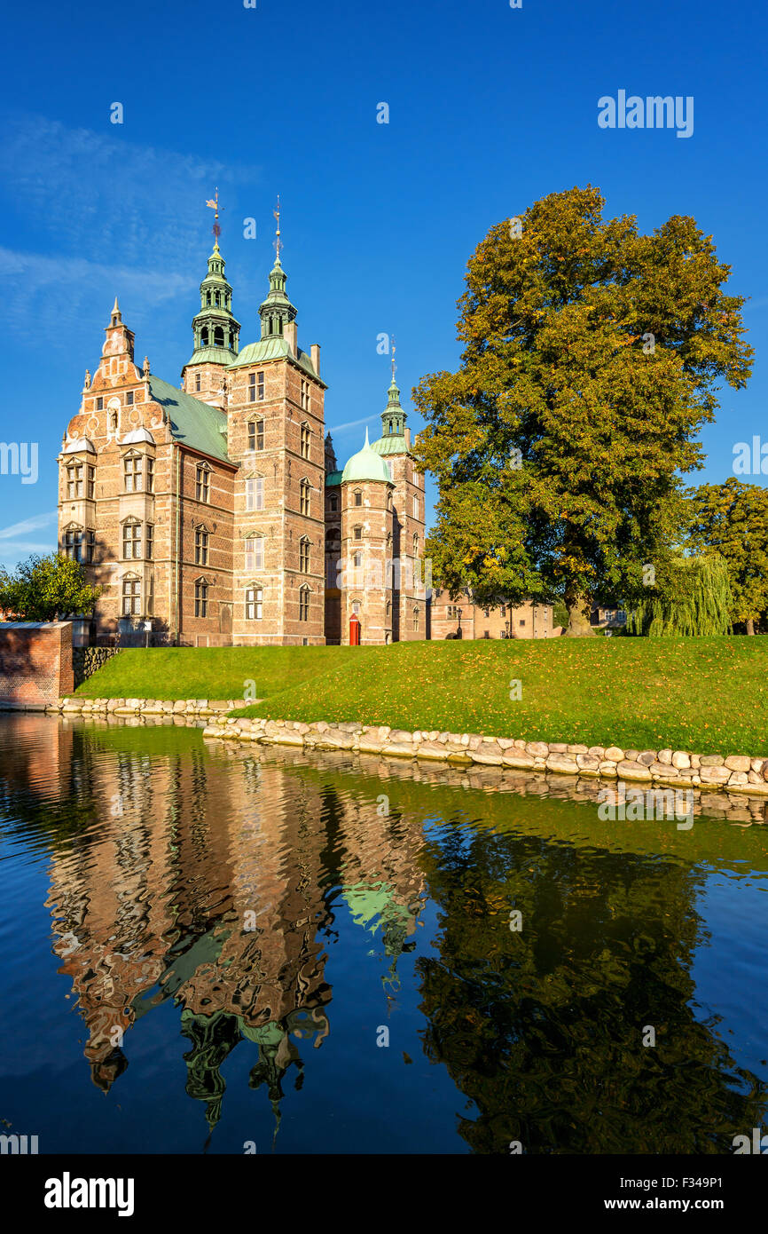 Rosenborg Castle, Copenhagen, Capital Region of Denmark, Denmark Stock Photo