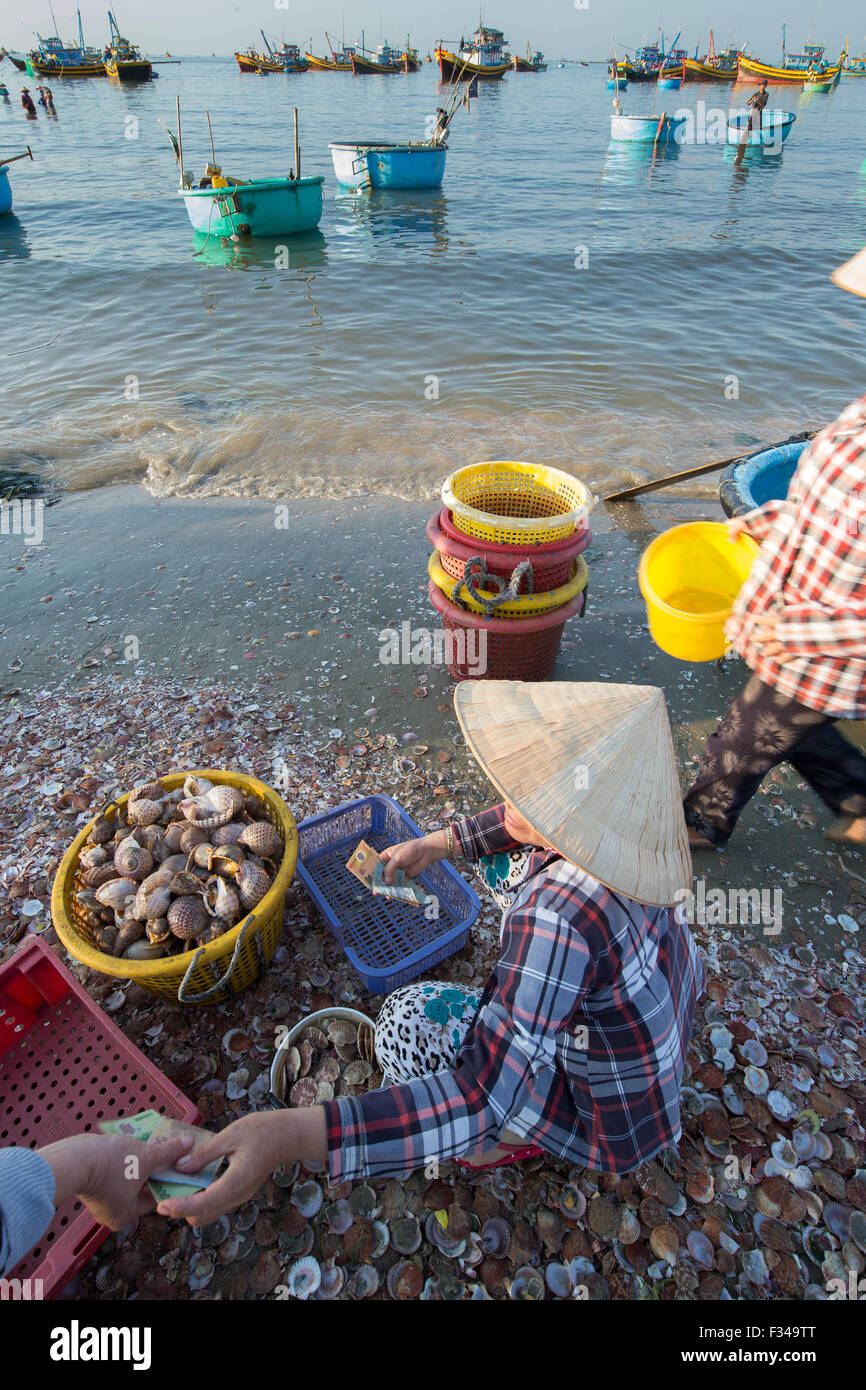 Mũi Né fishing village, Bình Thuận Province, Vietnam Stock Photo