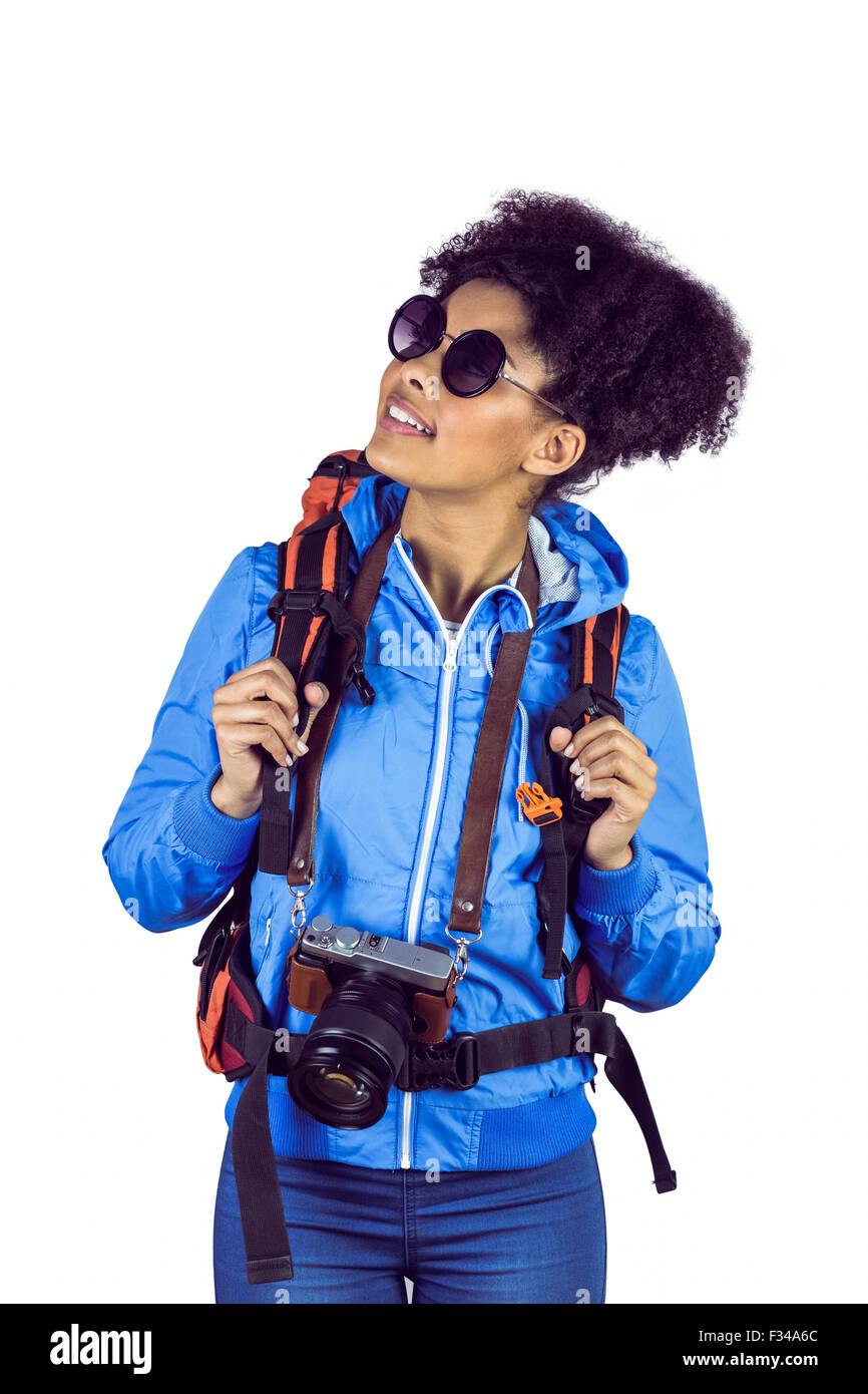 Female tourist with a camera hi-res stock photography and images - Alamy