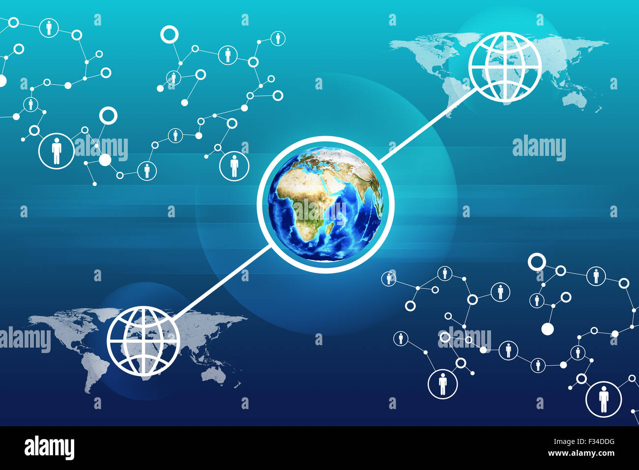 Earth on abstract background Stock Photo - Alamy