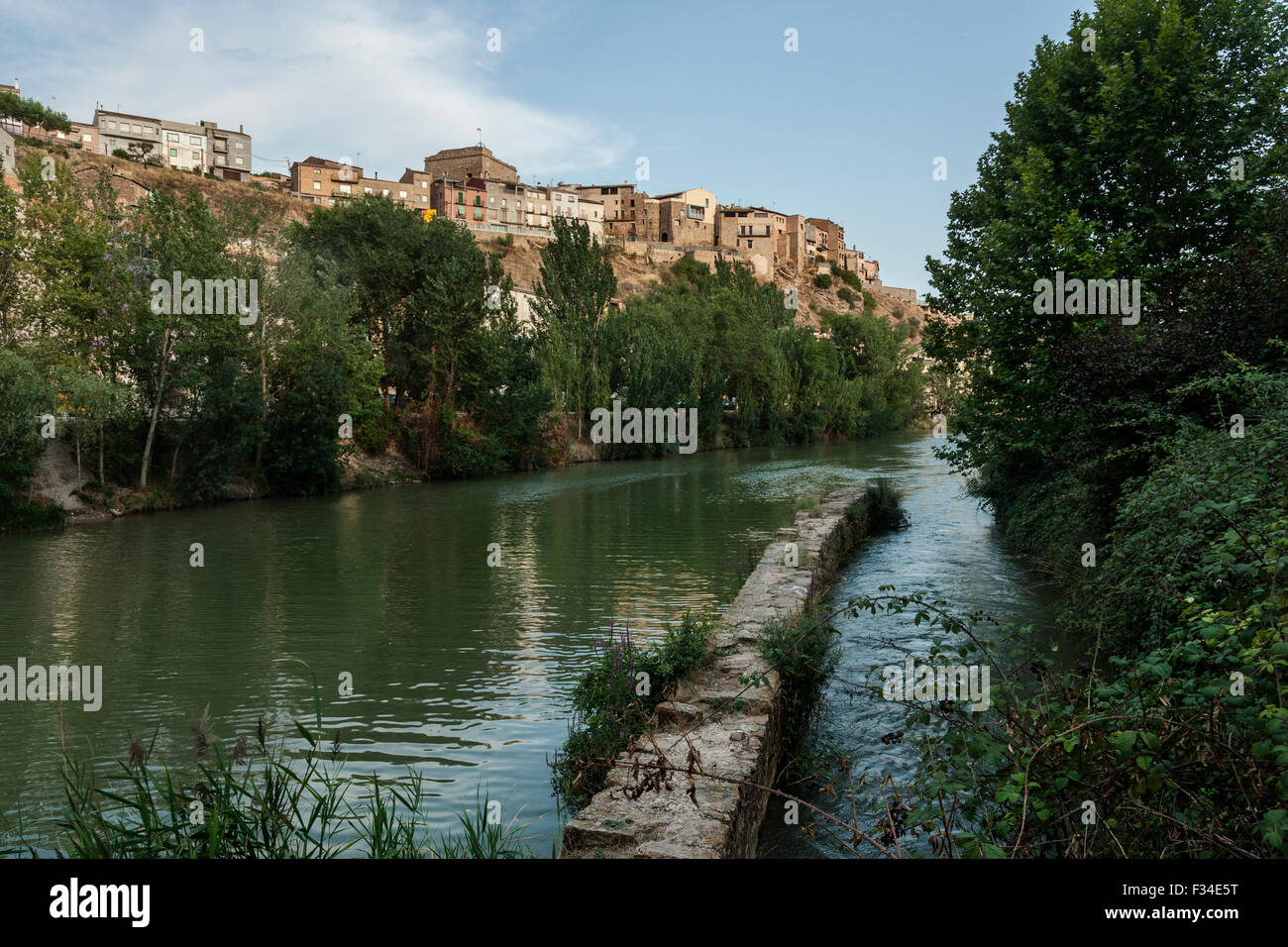 Suria, Cardener river. Stock Photo