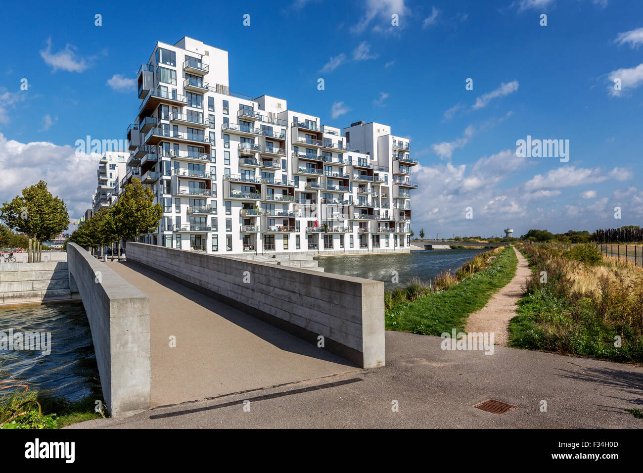 Modern apartments in Orestaden, Copenhagen, Denmark Stock Photo Alamy