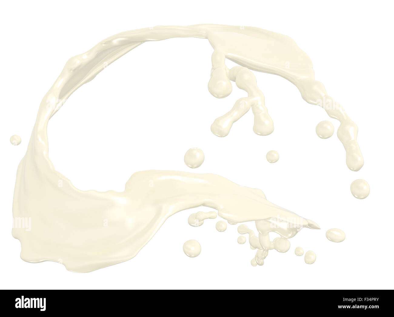 splash of milk isolated on white with clipping path Stock Photo - Alamy