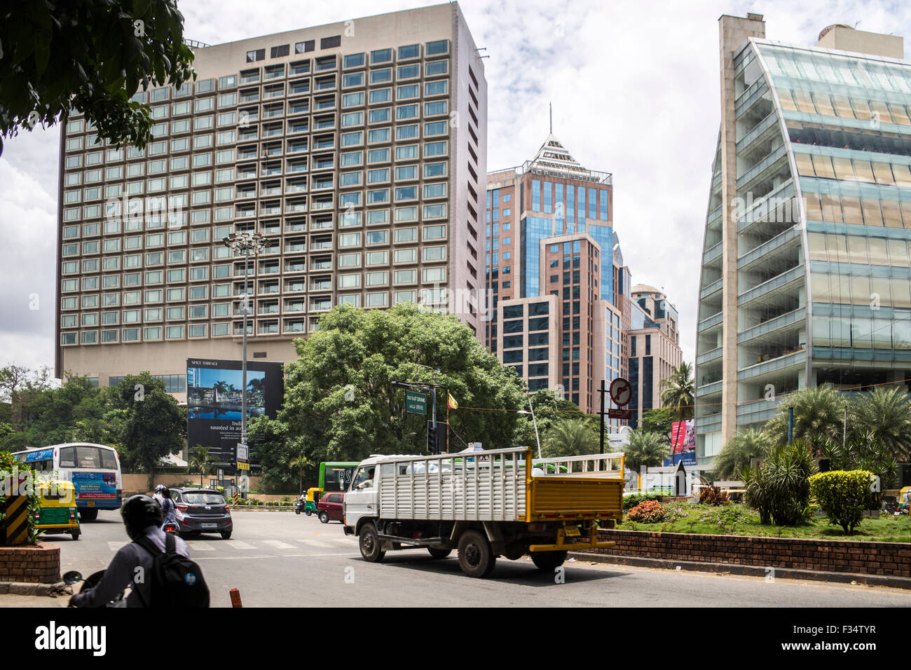 Kasturba Road, Bengaluru, Karnataka, India Stock Photo