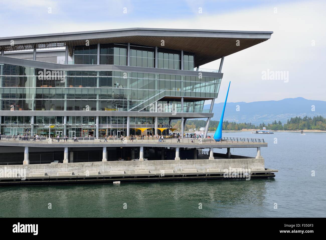 The Vancouver Convention Centre West Building in Canada Place, Vancouver, British Columbia, Canada Stock Photo