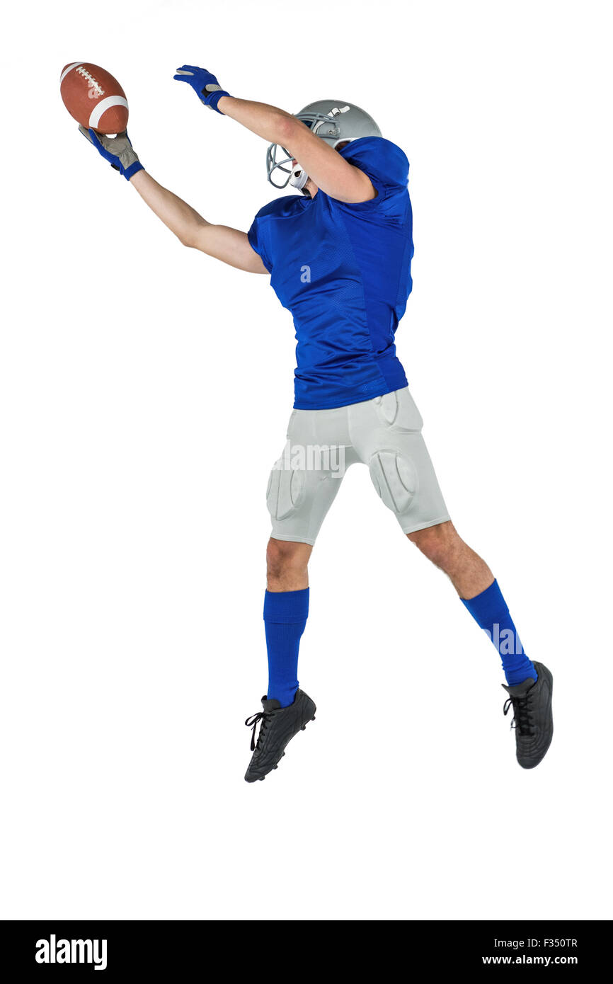Sports player catching ball Stock Photo Alamy