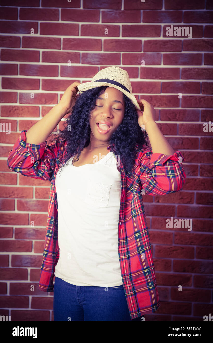 Posing hat hi-res stock photography and images - Alamy