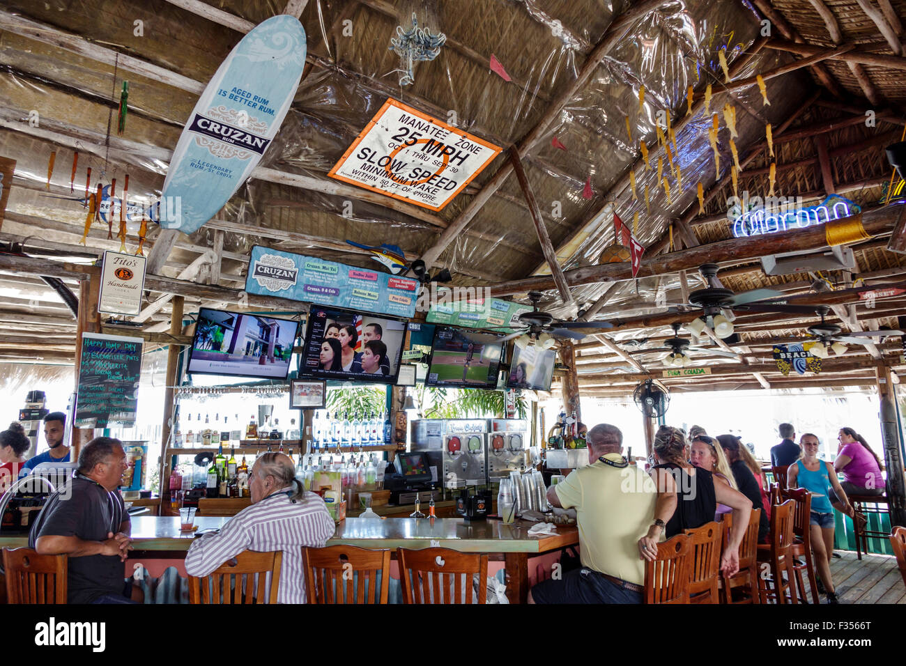 Fort Ft. Pierce Florida,City Marina,Original Tiki Bar & Restaurant