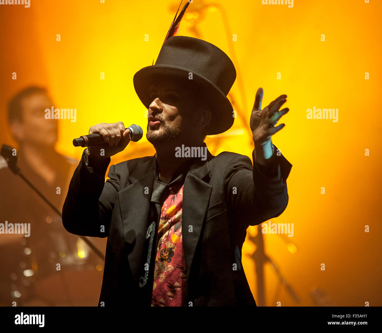 Aug 11, 2015 - Cary, North Carolina; USA - Singer BOY GEORGE of the ...