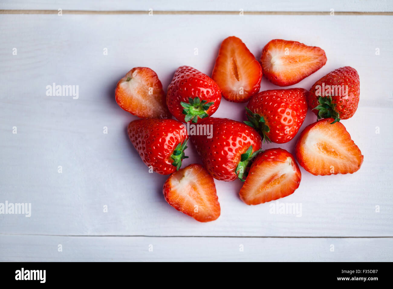 Strawberries in close up hi-res stock photography and images - Alamy