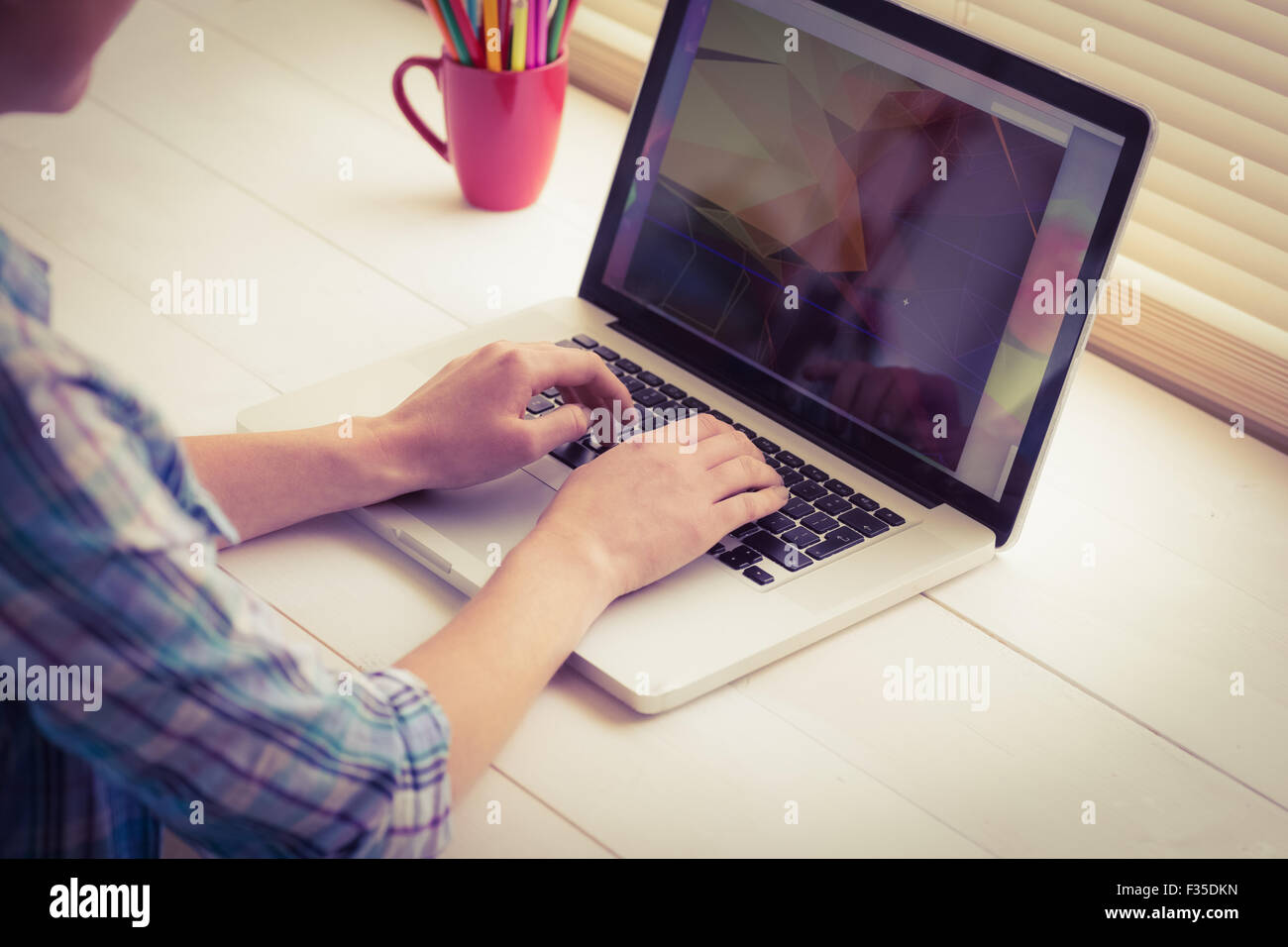Professional using laptop computer desk hi-res stock photography and ...