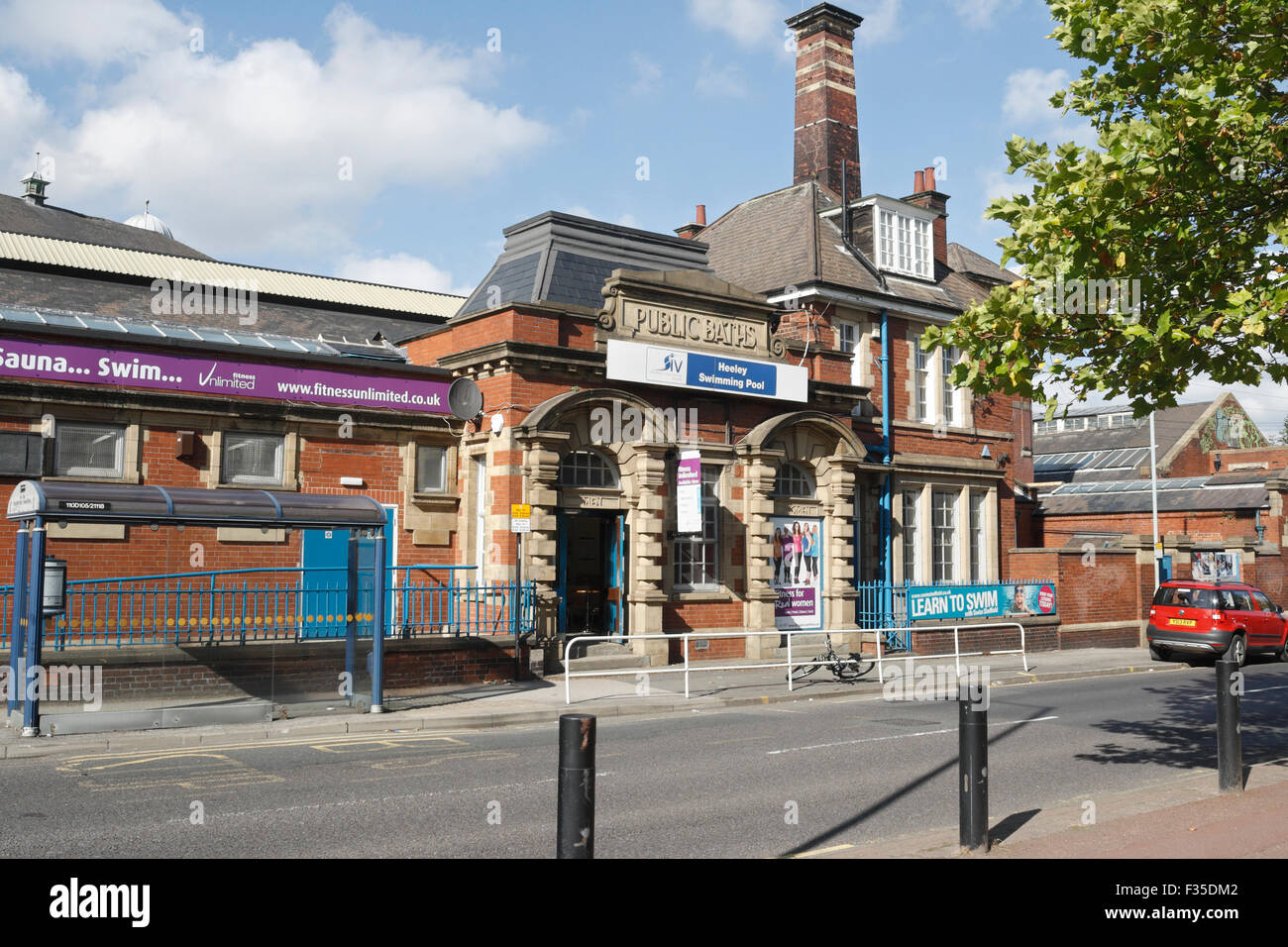 Heeley swimming pool baths Sheffield Stock Photo Alamy