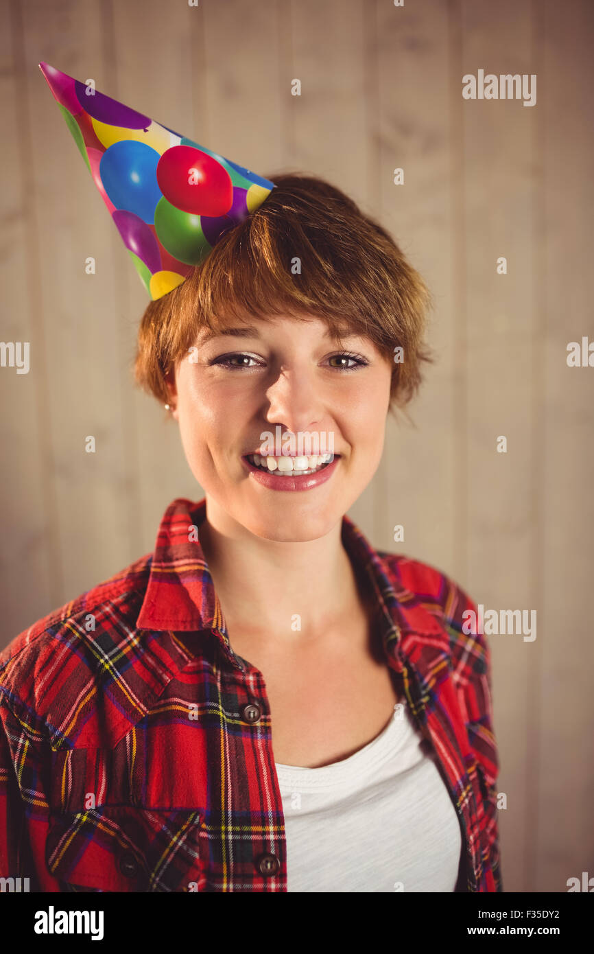 Wearing party hat hi-res stock photography and images - Alamy