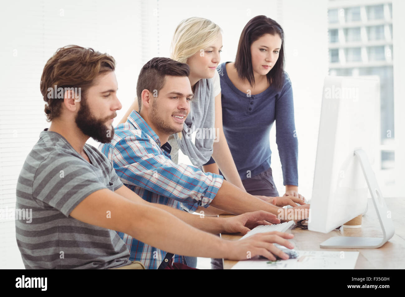 Team young business people working hi-res stock photography and images ...