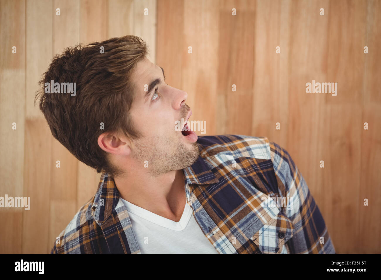 Young business man shocked hi-res stock photography and images - Alamy
