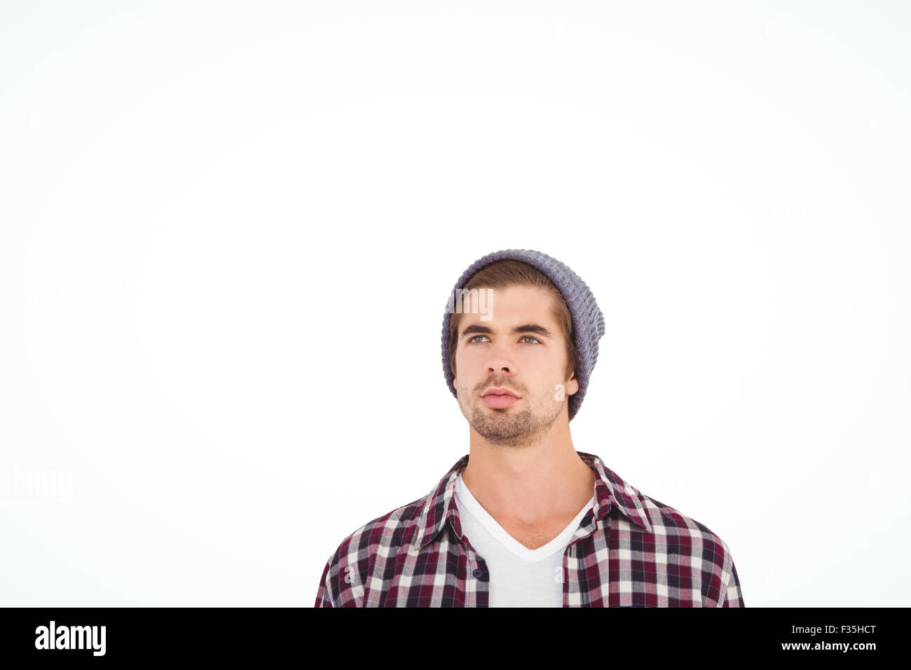 Confident hipster looking away Stock Photo