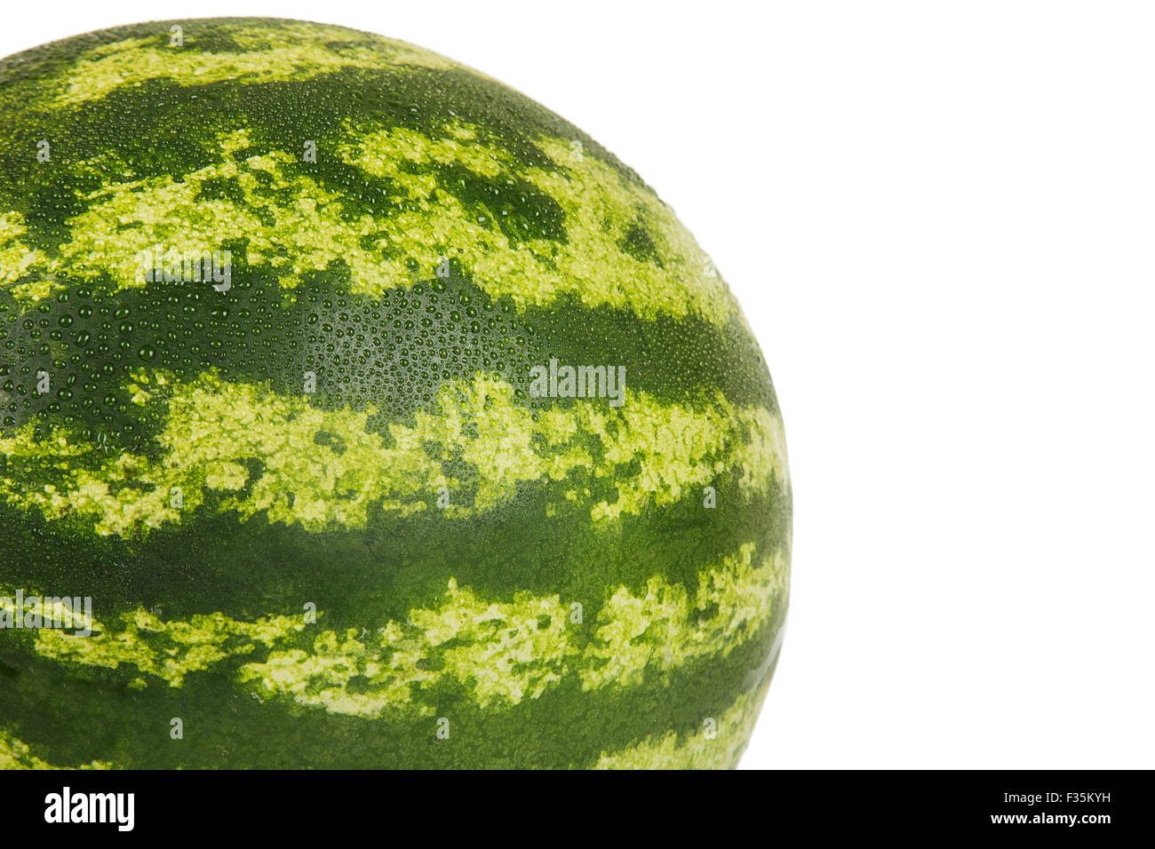 Ripe watermelon isolated on white background Stock Photo - Alamy