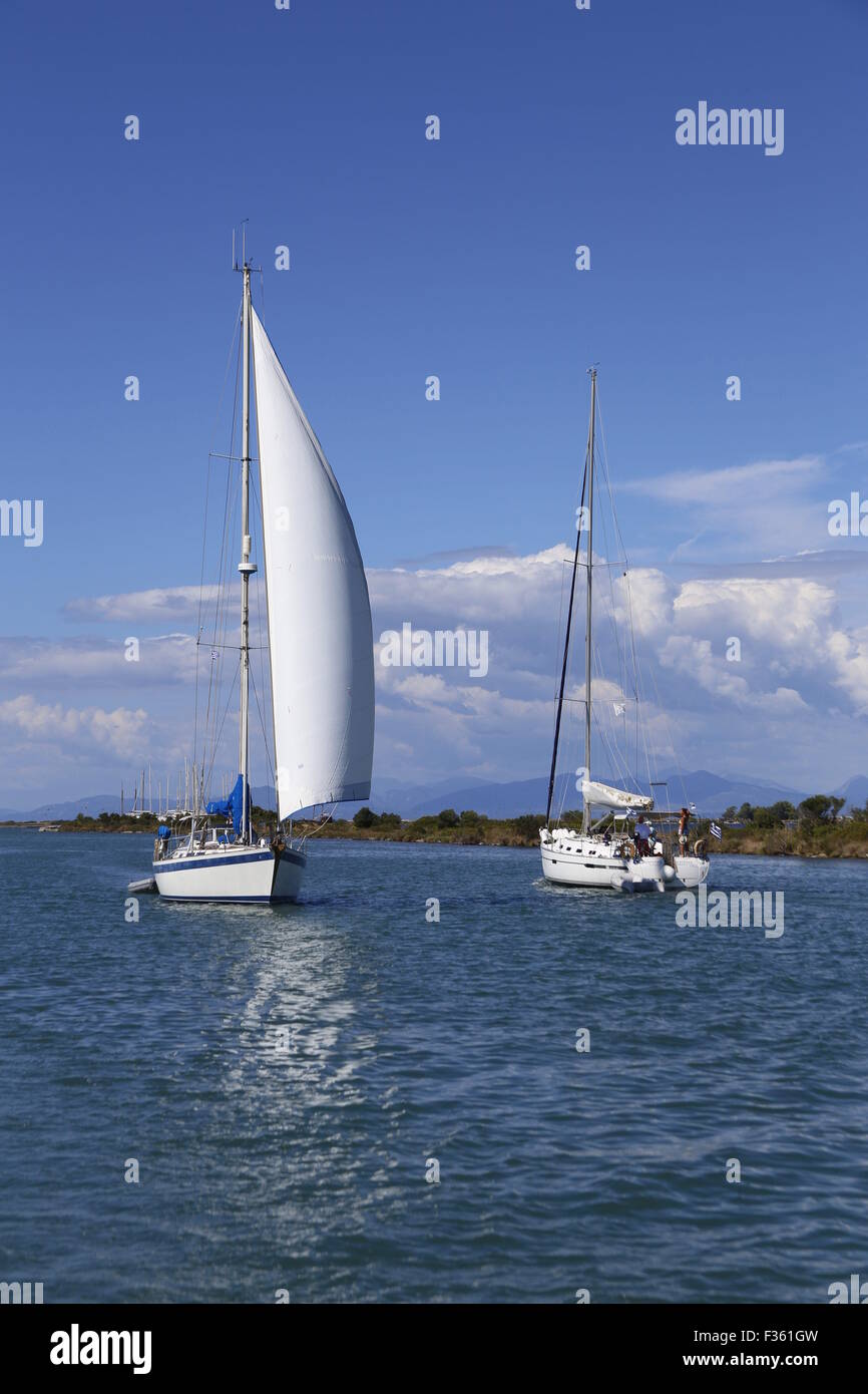 Lefkas canal hires stock photography and images Alamy