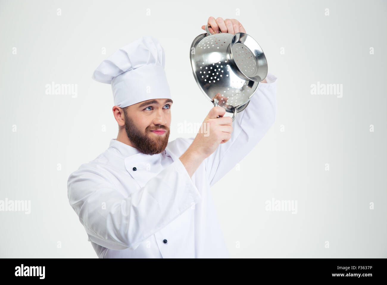 Colander Chef Cullender hi-res stock photography and images - Alamy