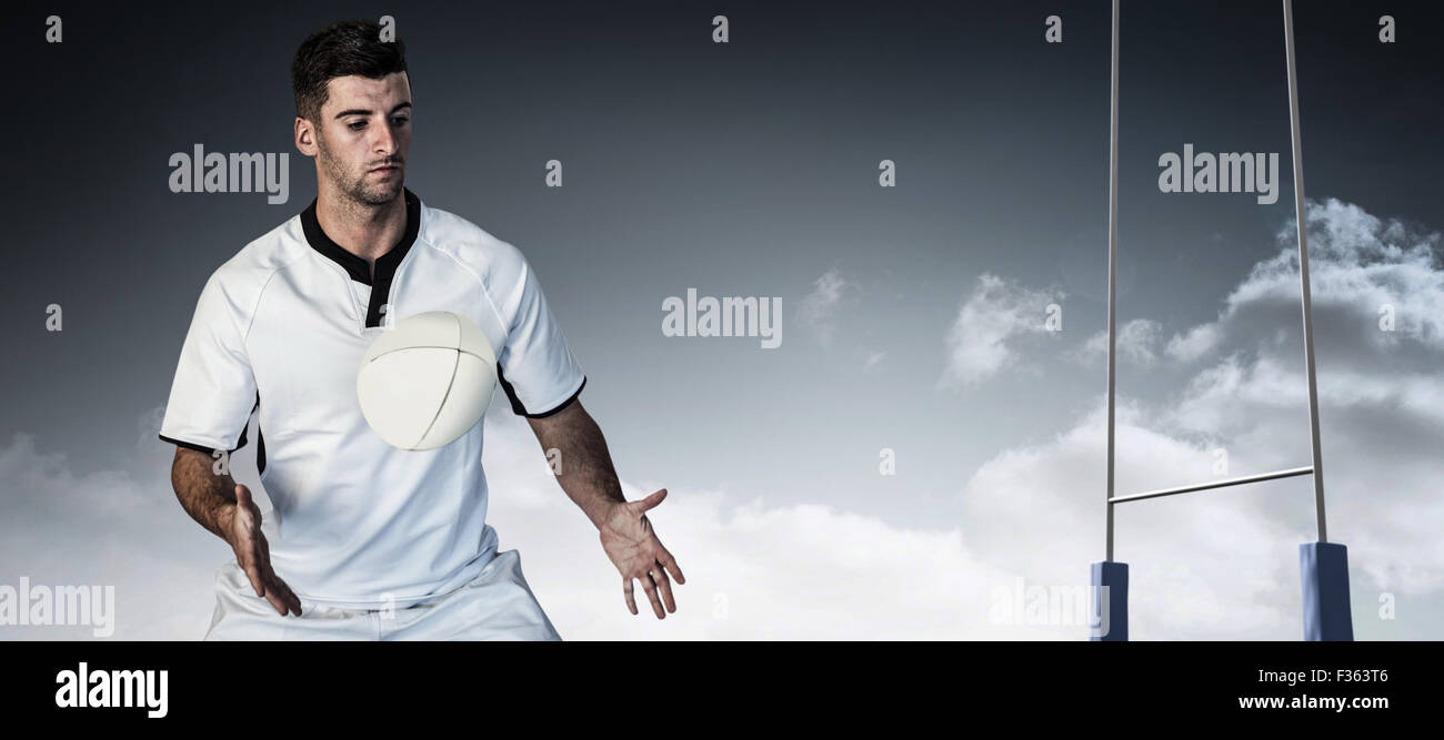 Pleading Rugby Player Rugby player taking position hi-res stock photography and images - Alamy
