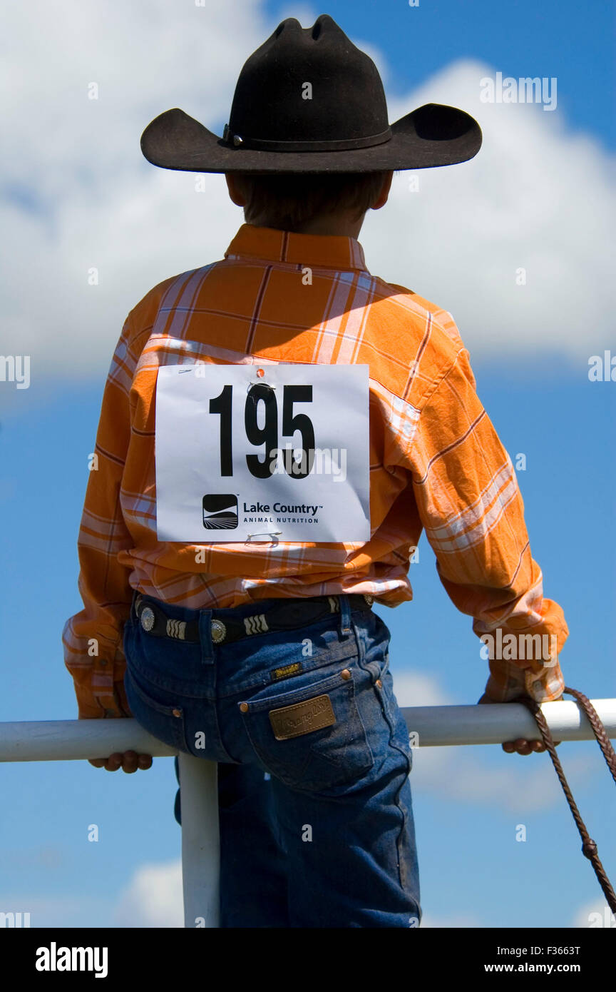 Cowboy, Colfax Jr. Rodeo, Colfax, Washington Stock Photo Alamy