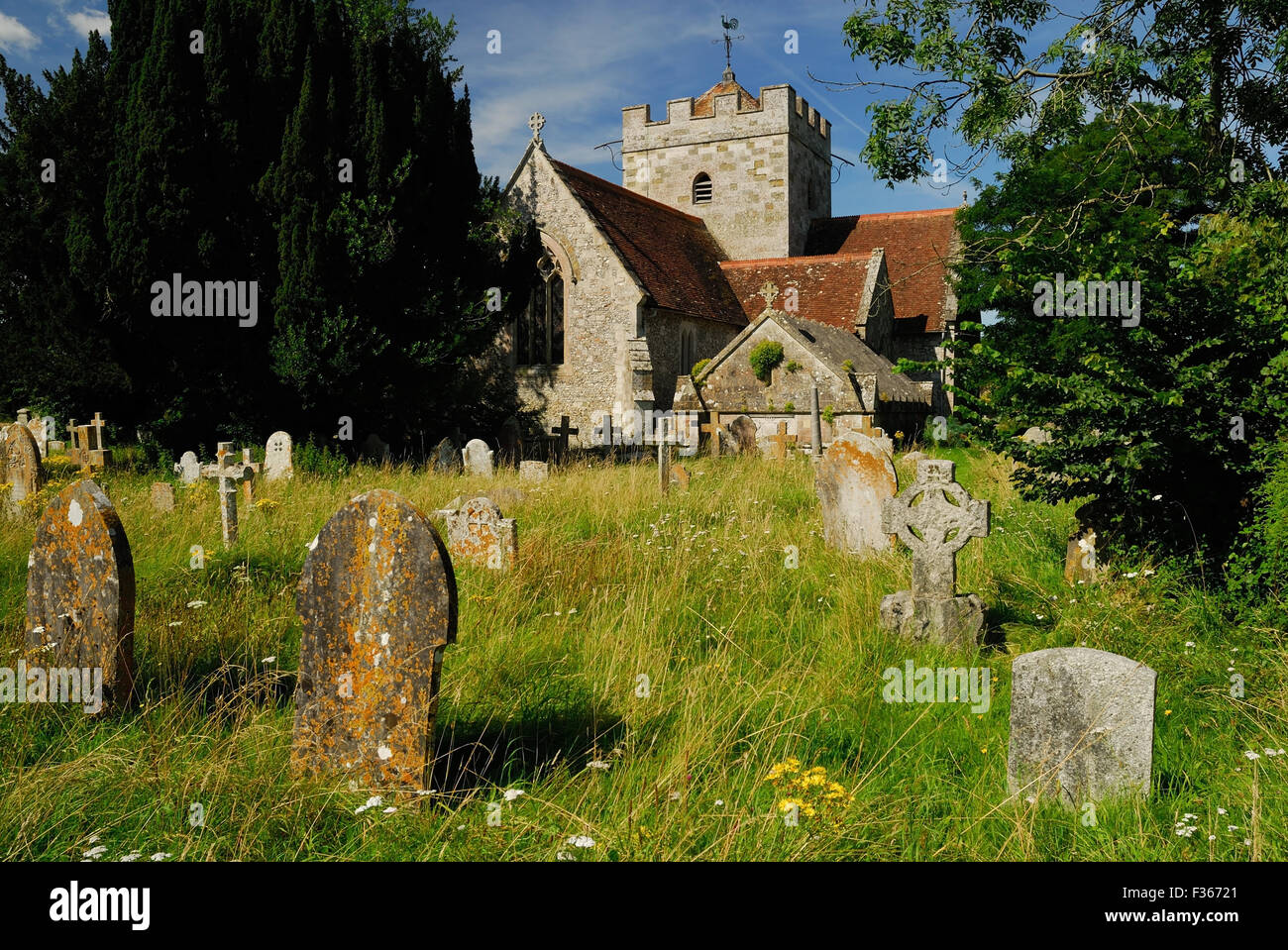 St Peter's church, Britford, Wiltshire. Stock Photo