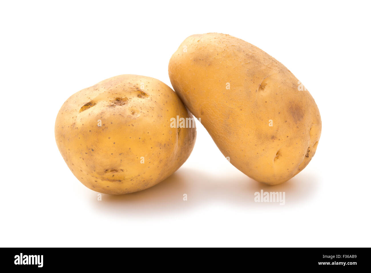 potatoes on a white background Stock Photo - Alamy