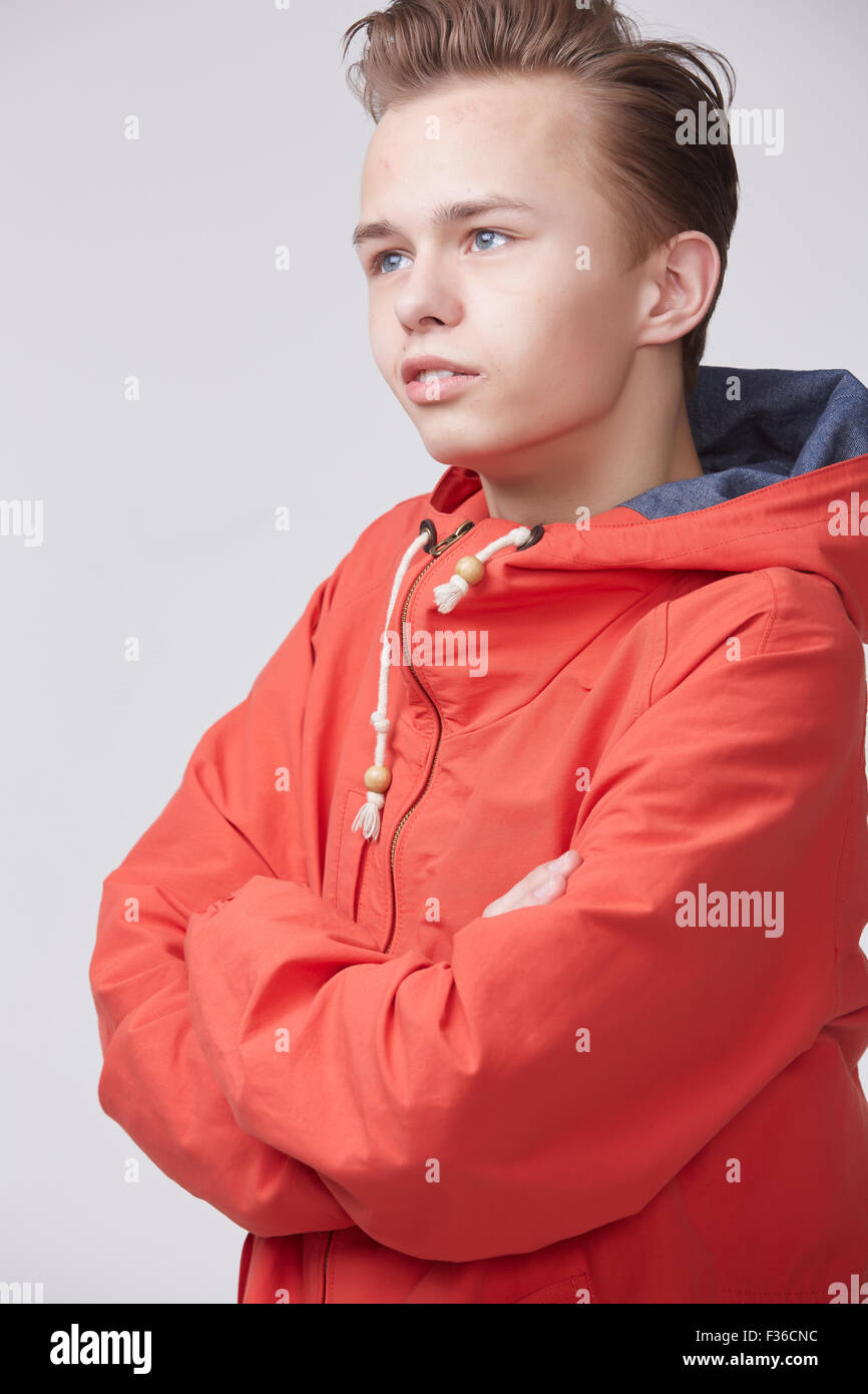 young guy in a sports jacket Stock Photo Alamy