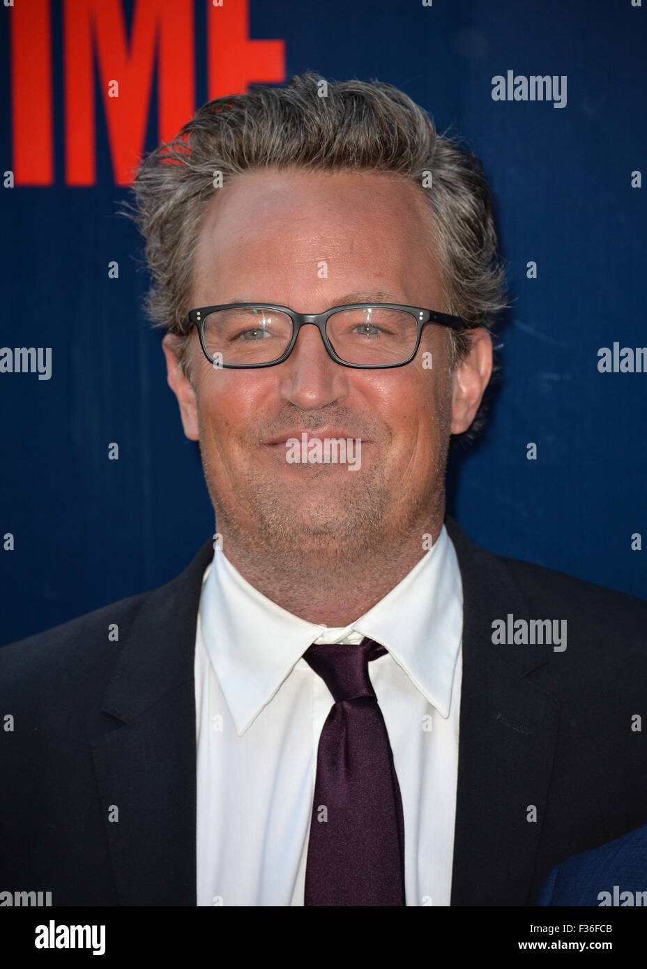 LOS ANGELES, CA - AUGUST 10, 2015: Matthew Perry at the CBS - Showtime & CW Summer TCA Party at the Pacific Design Centre, West Hollywood. Stock Photo