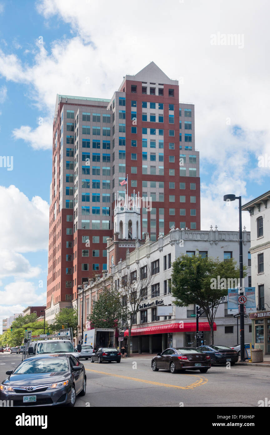 Manchester NH New Hampshire street scene Stock Photo Alamy