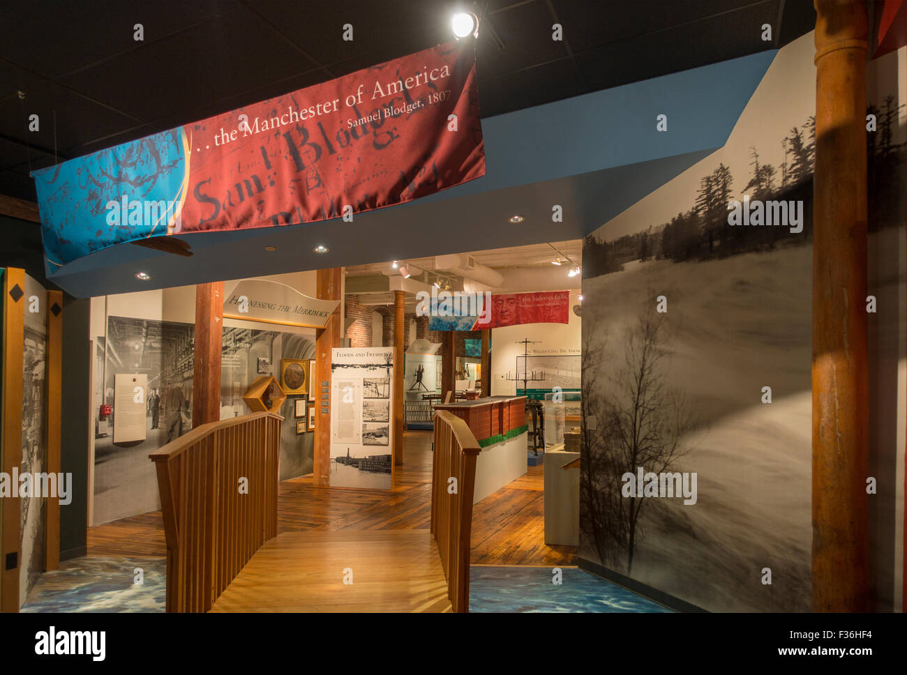 Millyard museum in Manchester New Hampshire Stock Photo Alamy