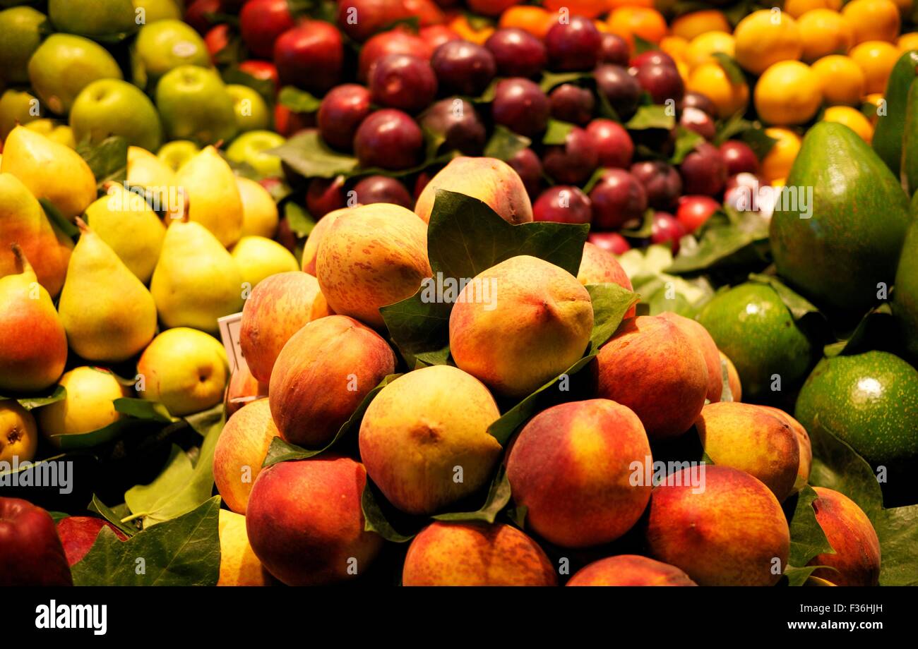 Fresh fruit market Stock Photo Alamy