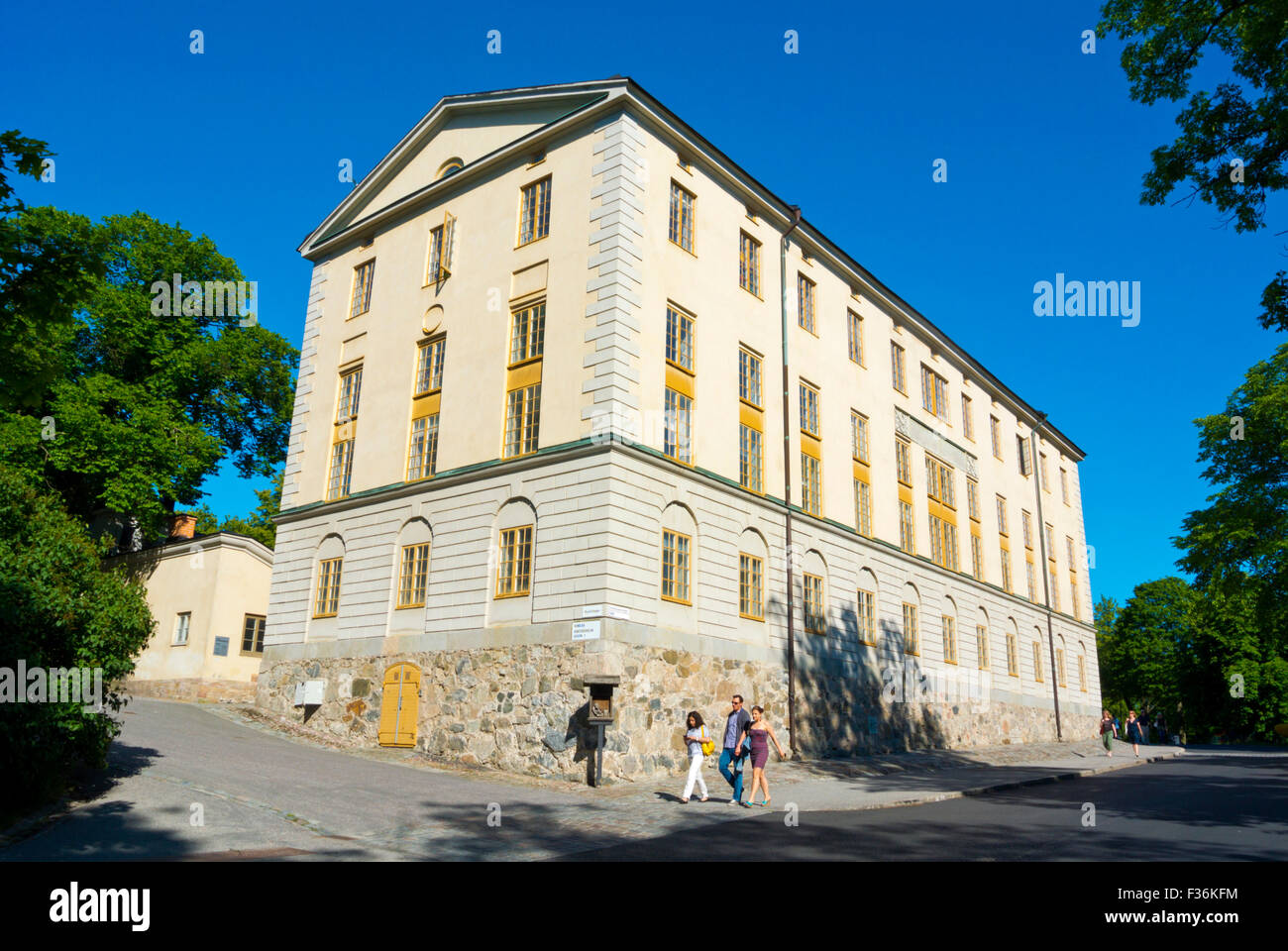 Art university building, Skeppsholmen island, Stockholm, Sweden Stock Photo