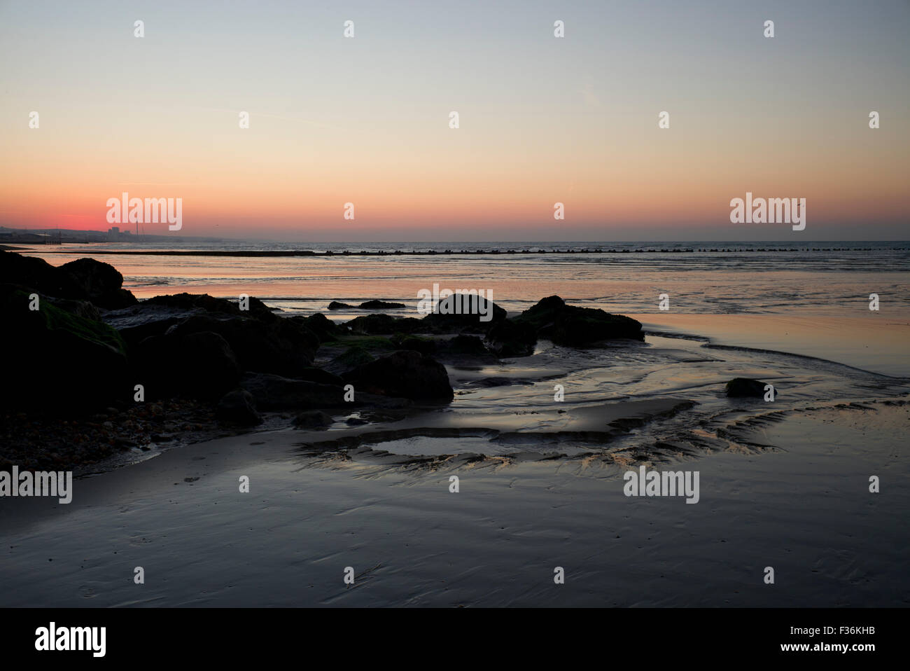 Vivid sunrise over city hi-res stock photography and images - Alamy