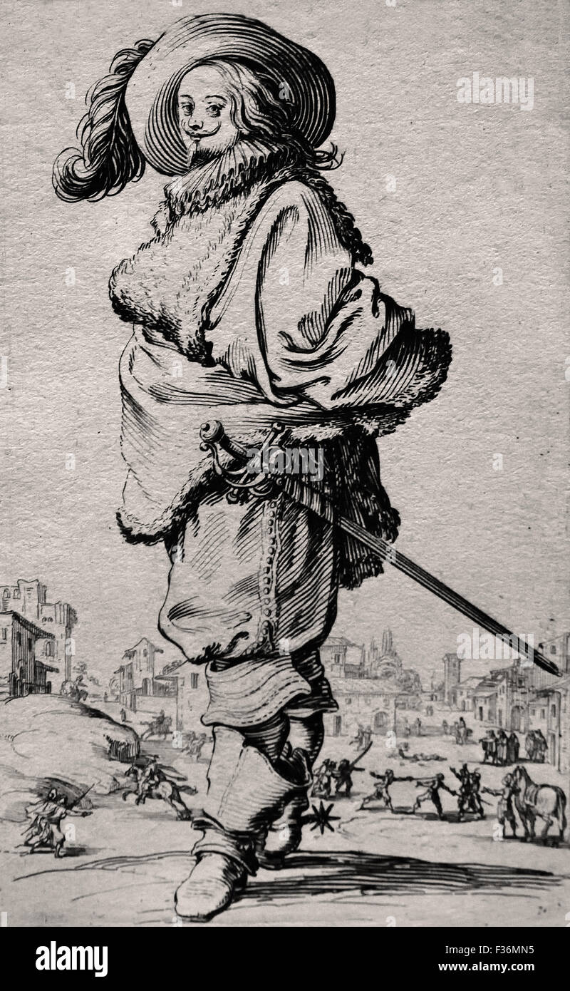 The Nobility of Lorraine 1620-1623 Jacques Callot 1592 - 1635 France French Stock Photo