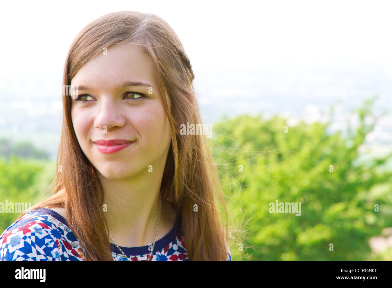 Portrait of a young woman Stock Photo