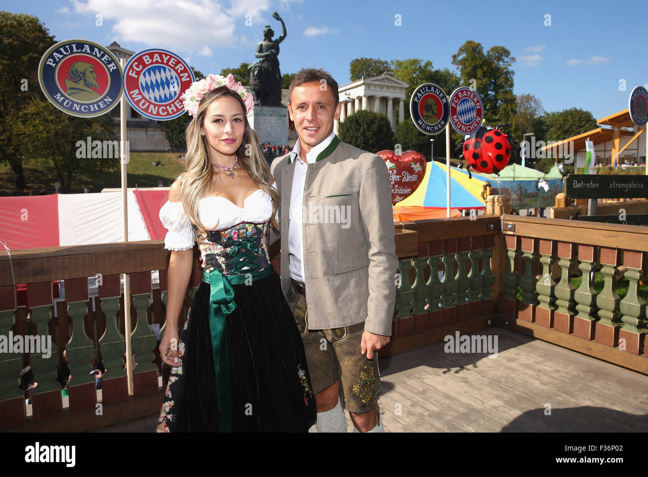 Munich Germany 30th September 2015 Rafinha Of Fc Bayern