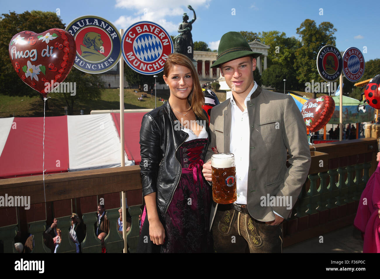 Munich Germany 30th September 2015 Joshua Kimmich Of Fc Bayern