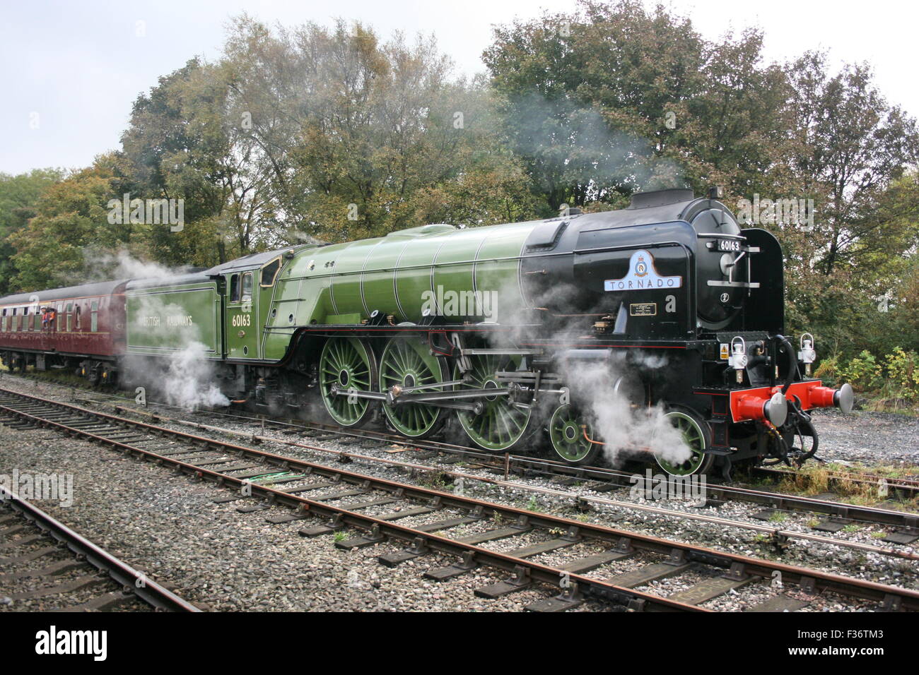 Tornado 60163 steam locomotive train hi-res stock photography and
