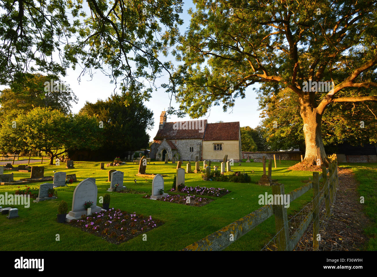 St Nicholas Church, Fyfield, Hampshire Stock Photo Alamy