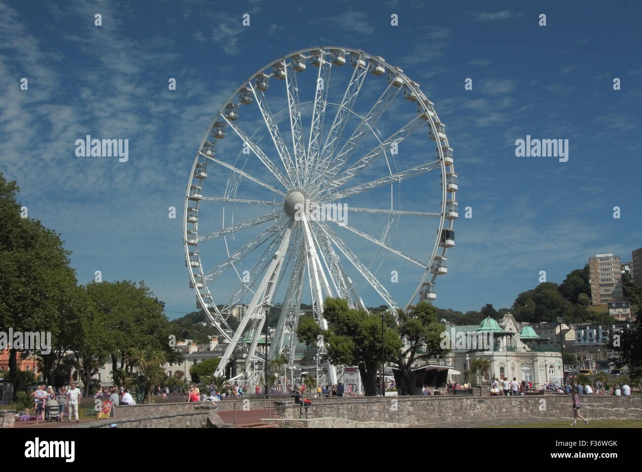 Torquay big wheel Stock Photo Alamy